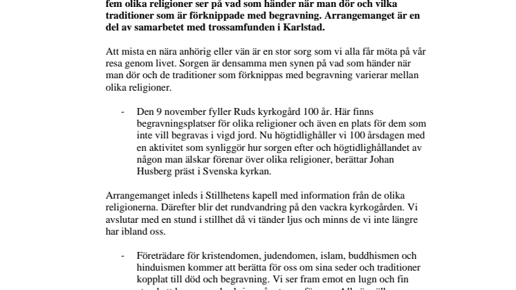 Hur möter vi döden?