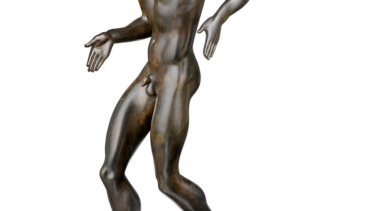 Pan-figur lavet i patineret bronze løb af med et hammerslag på 750.000 kr.