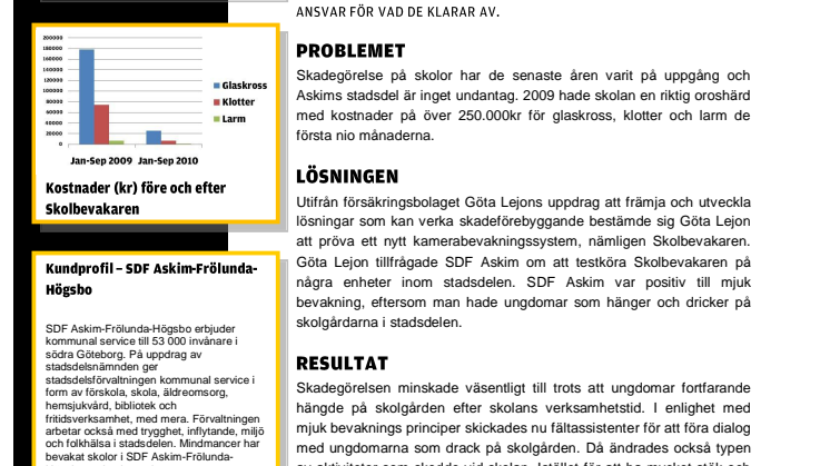 Mjuk Bevakning - en fallstudie på en Askimskola