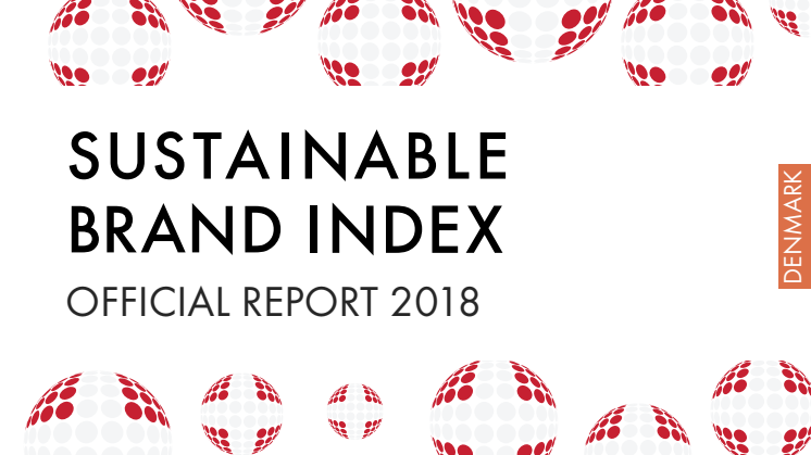 Officiell rapport Danmark - Sustainable Brand Index 2018