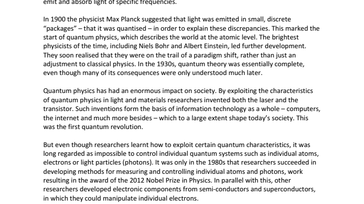 Quantum Technology