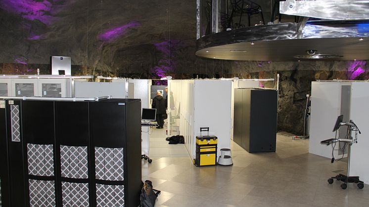 Bahnhofs datahall Pionen i Stockholm.
