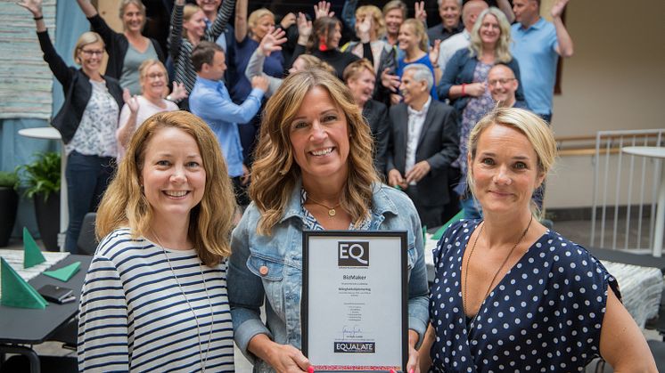 Maria Lidgren, Eva Nyh Hederberg och Johanna Lundin har sett till att BizMakers medarbetare utbildats inom mångfald och jämställdhet.