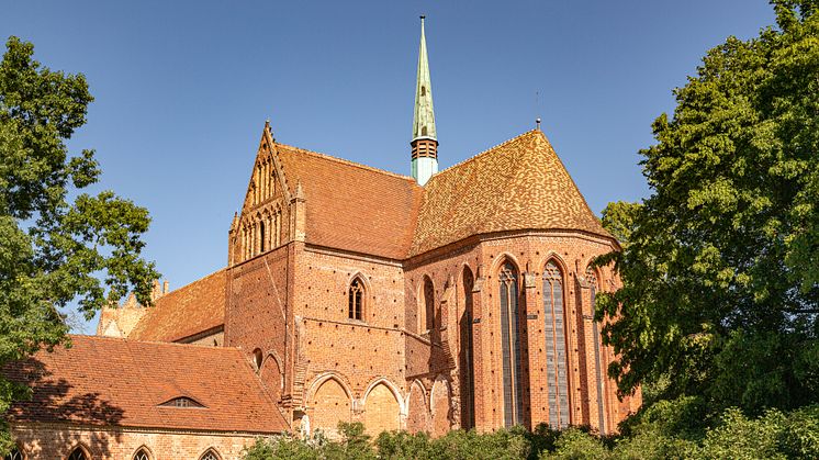 Das Kloster Chorin im Barnimer Land wird 750 Jahre alt. Es ist eines der beliebtesten Ausflugsziele in Brandenburg. Foto: TMB-Fotoarchiv/Steffen Lehmann. 