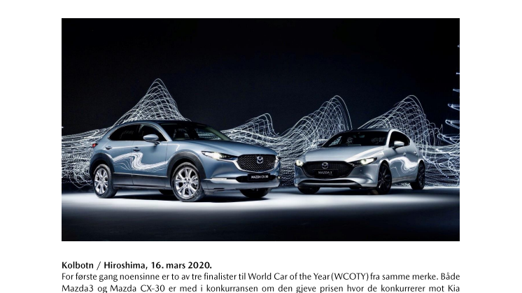 To av tre WCOTY-finalister er fra Mazda!
