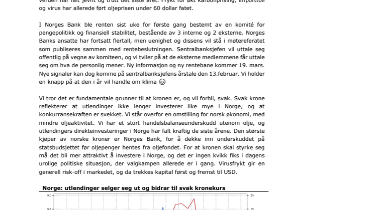 Makrorapport januar 2020: Virusfrykt sprer seg