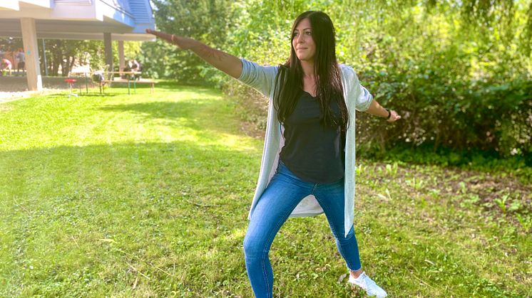 Vanessa Marburger aus Neukirchen macht eine Ausbildung zur Altenpflegerin. Während der Gesundheitswoche hat sie viel gelernt, um sich fit zu halten. Ihre Erfahrungen möchte sie mit in ihren Berufsalltag nehmen.