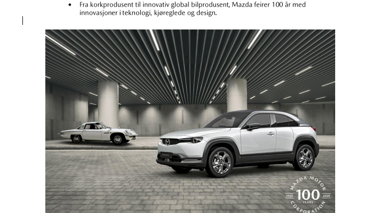 Mazda Motor Corporation 1920-2020: Et århundre med innovasjon