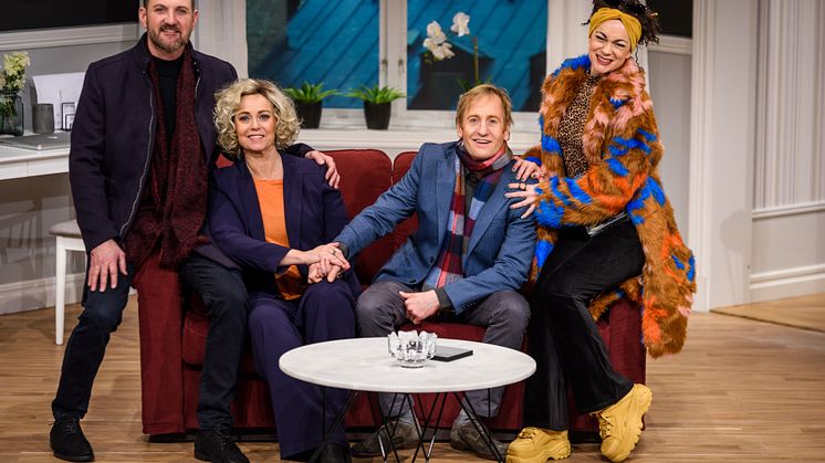 PREMIÄR FÖR NYA KOMEDIN ”BAGAGE” MED ANNIKA ANDERSSON, GUSTAF HAMMARSTEN, EMMA PETERS OCH ROBIN STEGMAR PÅ LISEBERGSTEATERN!