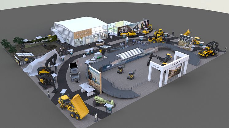 Volvos monter på CONEXPO/CON-AGG 2023