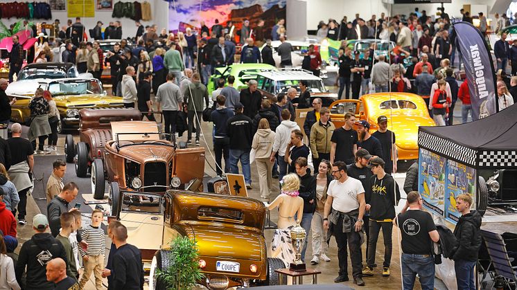 Custom Motor Show Rekordmånga anmälda fordon motormässa för ombyggda fordon