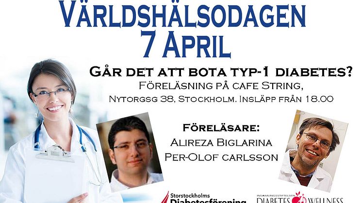 Föreläsning: Går det att bota typ 1 diabetes?