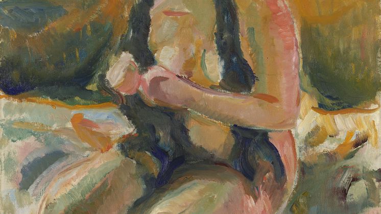 Edvard Munch - Sittende akt, 1913