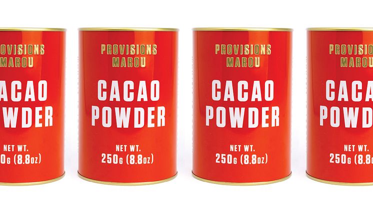 100 % kakaopulver i lyxig burk från prisbelönta Marou