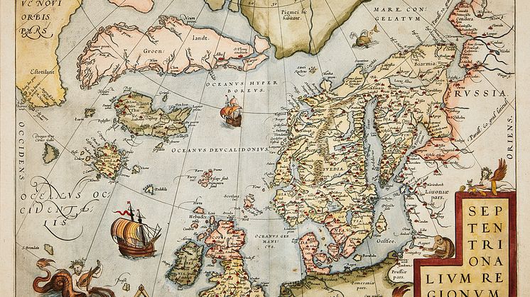 Classical Map of Scandinavia