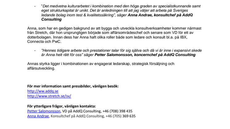 AddQ anställer driven konsultchef
