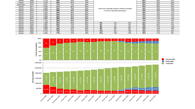 Dæktælling januar 2024 - Statistik.pdf