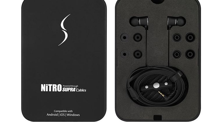 SUPRA NiTRO in-ear black inside packshot