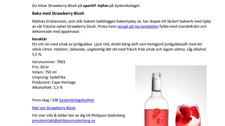 Smygstarta sommaren med Strawberry Blush