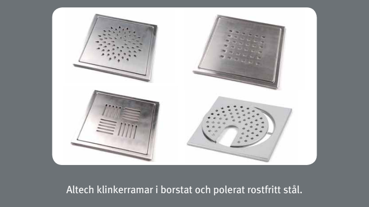 Altech klinkerramar - Produktblad