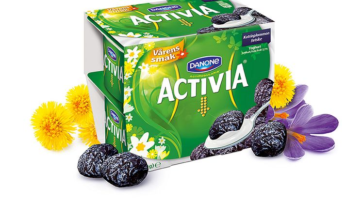 Nu har goda Activia blivit ännu godare: Välkommen Activia Katrinplommon!