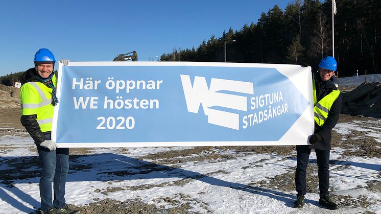 Jonas Eriksson och Niklas Wikegård öppnar träningsanläggning i Sigtuna stadsängar
