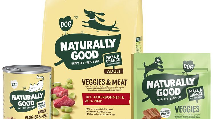 Produktlinie Fressnapf-Exklusivmarke NATURALLY GOOD