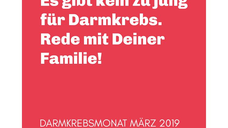 Darmkrebsmonat März 2019