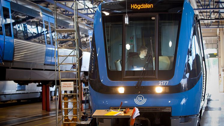 Train in depot 1