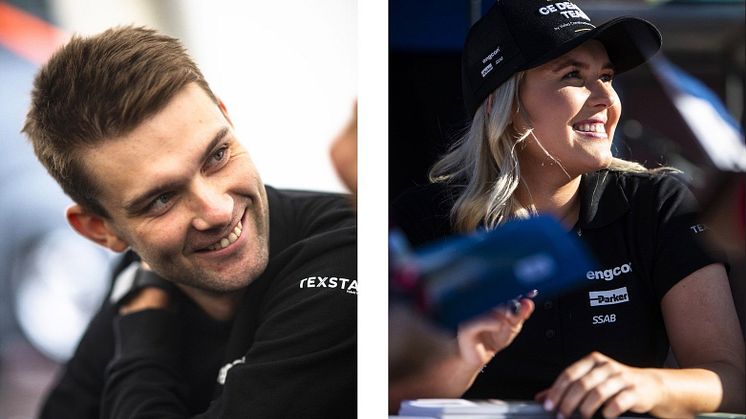 CE Dealer Team siktar på att vinna rallycross-VM med förarna Klara Andersson och Niclas Grönholm