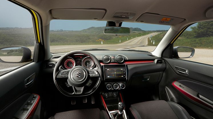 Swift Sport indvendig