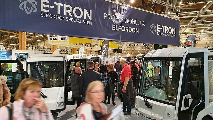 Full fart på första mässdagen