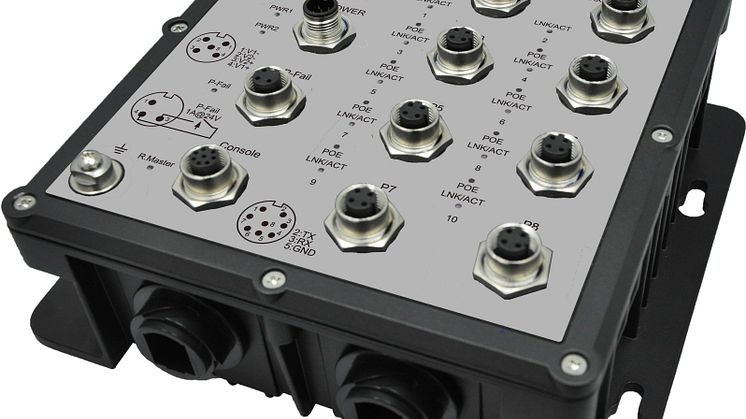 Vattentät managed switch