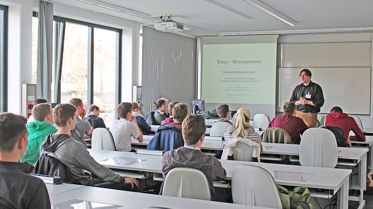 Immer ein Highlight: das Unternehmensplanspiel bei Prof. Szymanski.