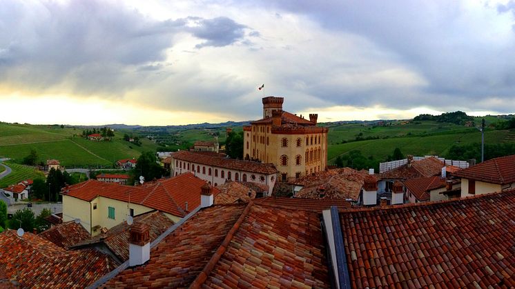 Barolo - utsikt från Borgognos vineri