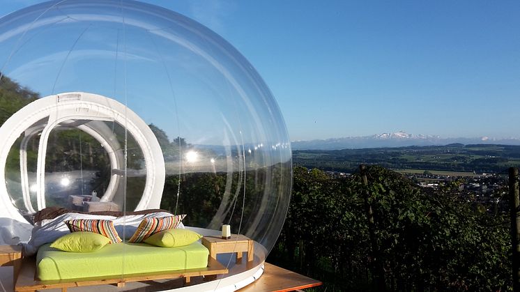 Bubble-Hotel Weingut Burkhart © Thurgau Tourismus