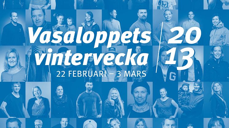 2013 års Vasaloppsaffisch har 81 huvudpersoner!
