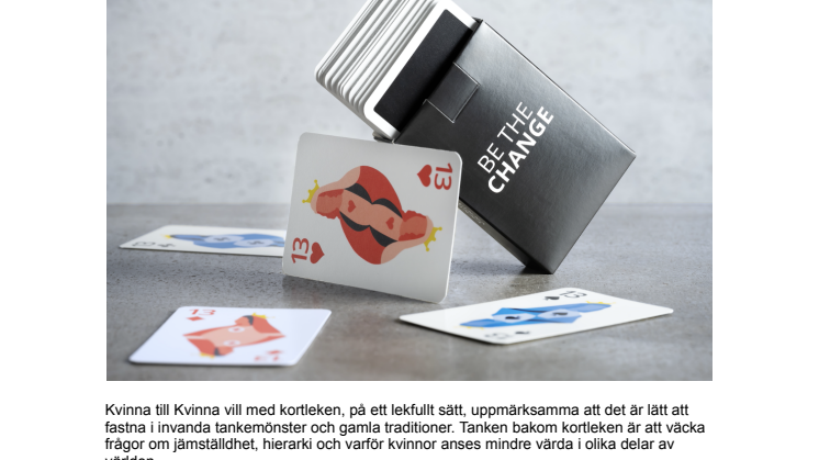 2023-05-10 Pressmeddelande Kvinna till kvinna_Kortlek ska väcka frågan om kvinnors ställning runt om i världen.pdf.pdf