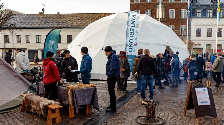 Förra årets kupol var välbesökt. Foto: Martin Olson