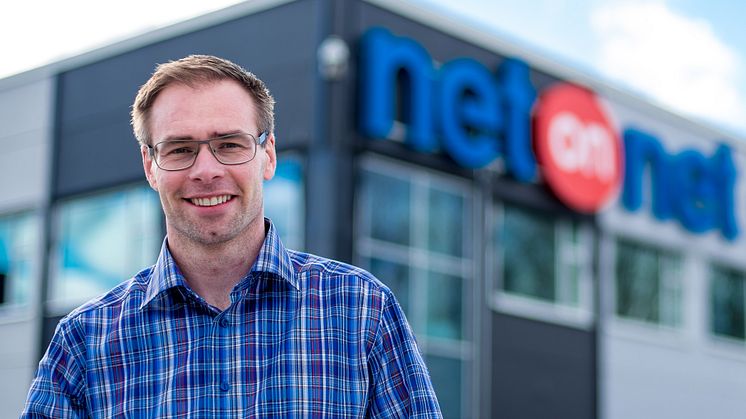 Stefan Svensson, logistikchef på NetOnNet