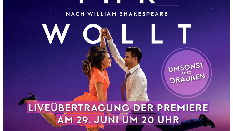 Das Plakat zur kostenlosen Liveübertragung
