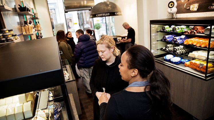 I Castello pop up store bliver ostene præsenteret lidt anderledes end vanligt