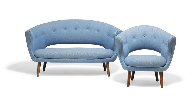 Finn Juhl sofa og lænestol