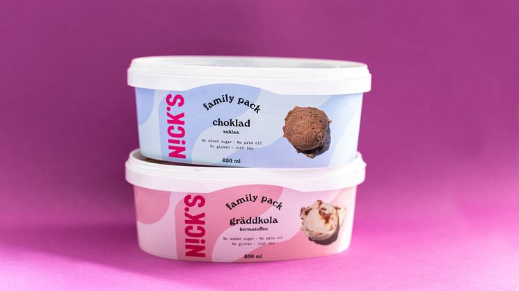 Family pack Choklad & Gräddkola 850ml
