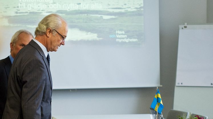HM Konungen lyfte fram ett hållbart fiske