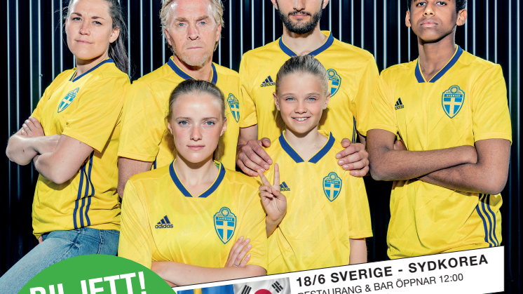 Köp biljett till Aktivitetsfabrikens gymma arrangemang under Fotbolls VM, men köp via HuFF så går 40 kr per biljett till närodlad fotboll!
