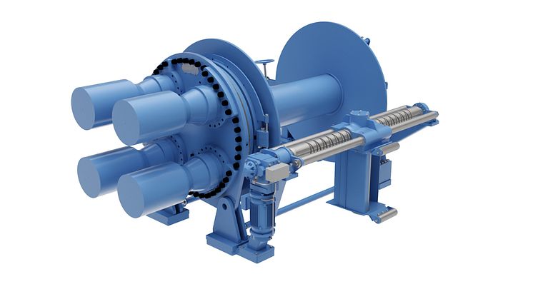 A large KONGSBERG electric winch package will be fitted to Astrid Fiskeri’s new pelagic trawler / purse seiner