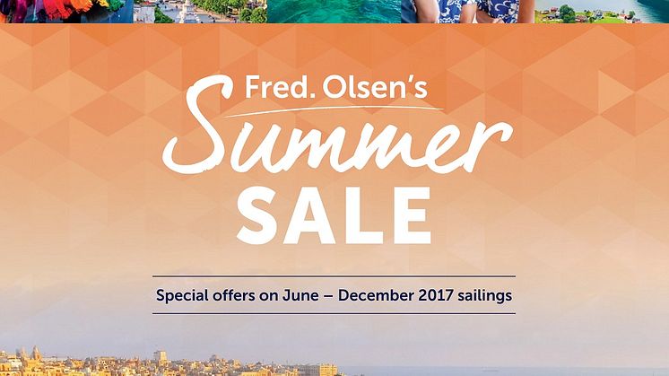Fred. Olsen Cruise Lines' 'Summer Sale' brochure