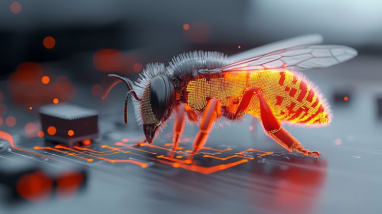 Chips, die denken, wie ein Gehirn. Das StaF-Projekt „InSekt“ forscht an neuen Ansätzen der Nutzung von KI in Datennetzwerken und IT-Strukturen mit neuromorphischen Strukturen. Bild: art.bee8 auf adobe.stock.com