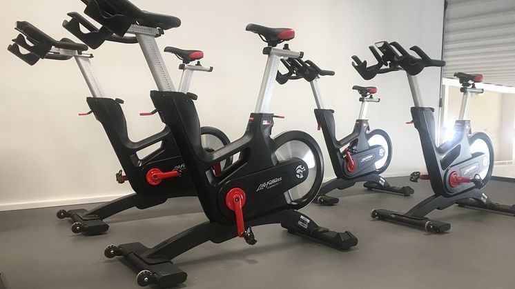 De nye maskiner står klar i Vestbad Fitness